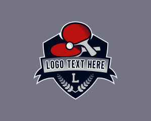 League - Table Tennis Varsity League logo design
