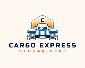 Truck Cargo Vehicle logo design