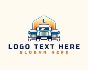 Shipment - Truck Cargo Vehicle logo design