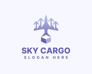 Airfreight - Plane Freight Transport logo design