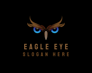 Owl Night Eyes logo design