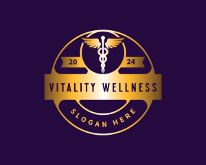 Caduceus Wellness Clinic logo design