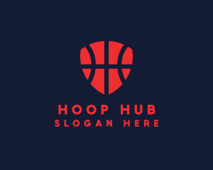 Basketball Hoop Sport logo design