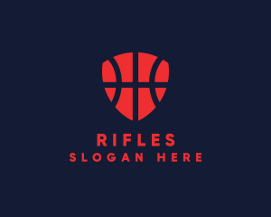 Basketball Sports Shield logo design
