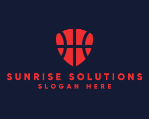 Basketball Sports Club Shield logo design