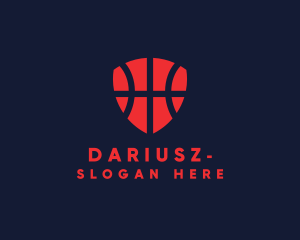 Sports Team - Basketball Sports Shield logo design