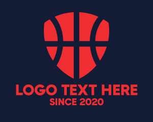 Defense - Basketball Sports Shield logo design