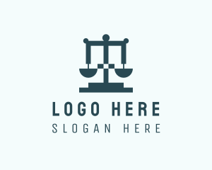 Law Firm Scale  Logo