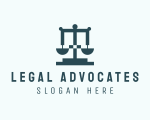 Law Firm Scale  logo design