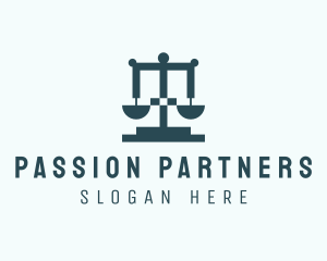 Law Firm Scale  logo design