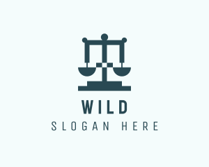 Court - Law Firm Scale logo design