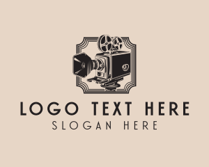 Vintage - Vintage Camera Reels logo design