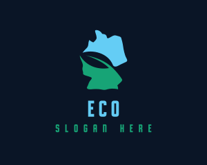 Eco Germany Leaf logo design