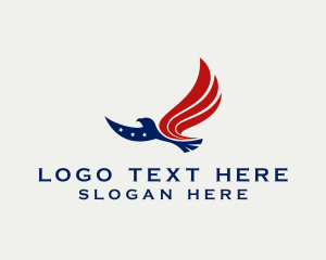Flag - American Eagle Freedom Organization logo design