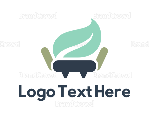 Leaf Chair Furniture Logo