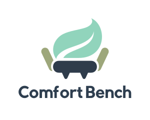Bench - Leaf Chair Furniture logo design
