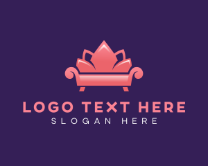 Living Room - Lotus Furniture Decor logo design