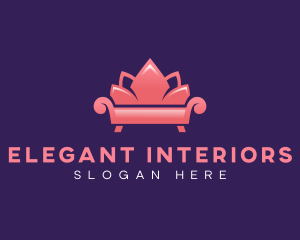 Lotus Furniture Decor logo design