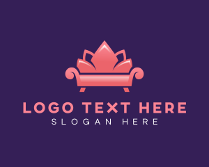 Massage - Lotus Furniture Decor logo design