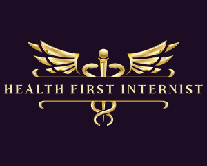 Medical Caduceus Health logo design