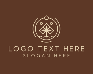 Green - Eco Plant Seedling logo design