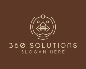 Eco Plant Seedling logo design