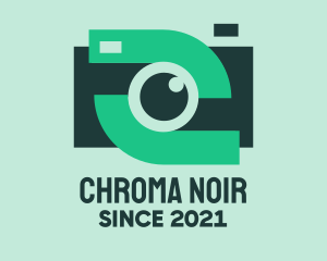 Monochrome - Green Video Camera logo design