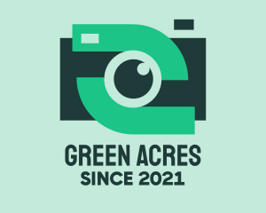 Green Video Camera logo design