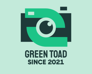 Green Video Camera logo design