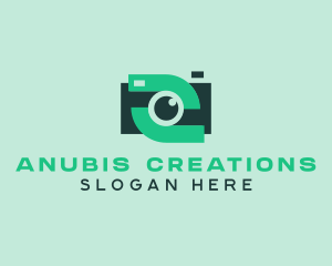 Green Video Camera logo design