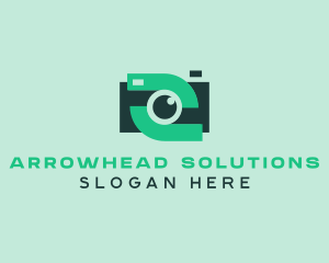 Green Video Camera logo design