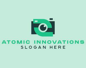 Green Video Camera logo design