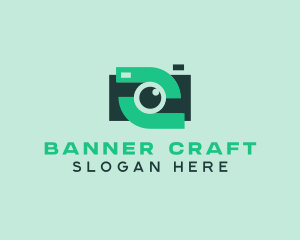 Green Video Camera logo design