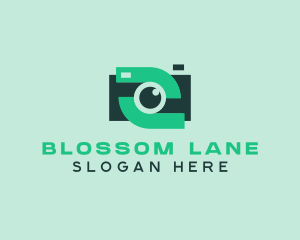 Green Video Camera logo design