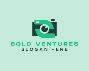 Green Video Camera logo design