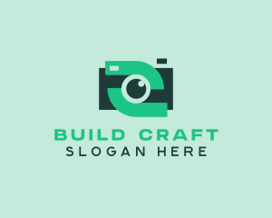 Green Video Camera logo design