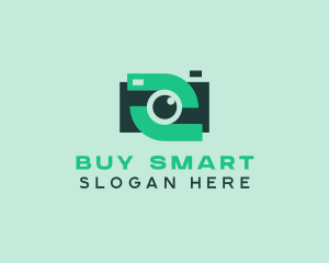 Green Video Camera logo design