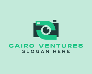 Green Video Camera logo design