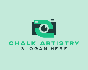 Green Video Camera logo design