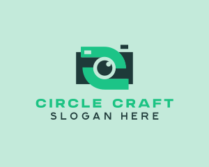 Green Video Camera logo design