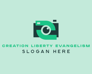 Green Video Camera logo design