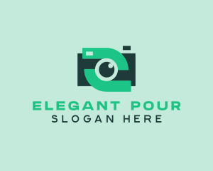 Green Video Camera logo design