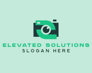 Green Video Camera logo design