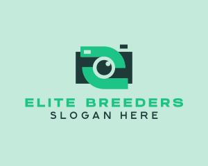 Green Video Camera logo design