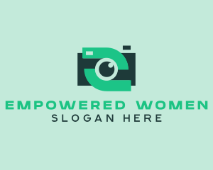 Green Video Camera logo design