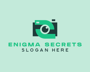 Green Video Camera logo design