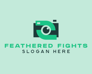 Green Video Camera logo design