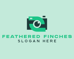 Green Video Camera logo design