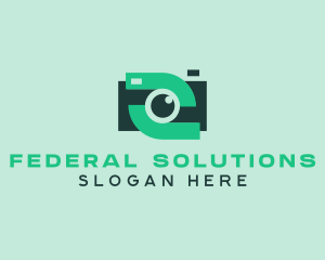 Green Video Camera logo design