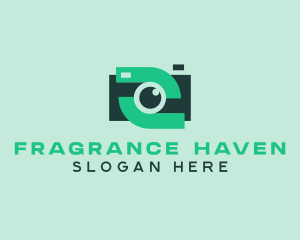 Green Video Camera logo design